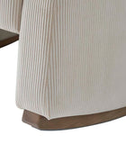 Richard Modern Solid Wood Rocking Chair with Lumbar Pillow