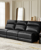 Raphael Genuine Leather Power Reclining Sectional with USB and Type-C
