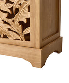 Jordan 63″ Wide 4-Door Sideboard – Solid Wood Console Cabinet