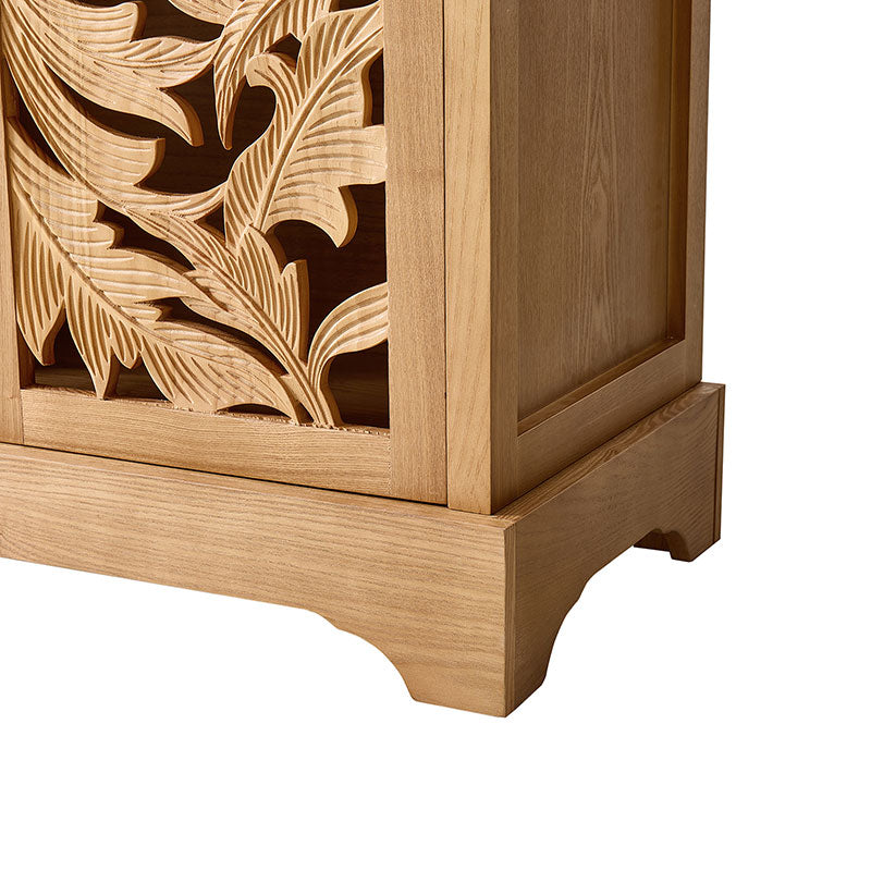 Jordan 63″ Wide 4-Door Sideboard – Solid Wood Console Cabinet