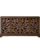 Jordan 63″ Wide 4-Door Sideboard – Solid Wood Console Cabinet