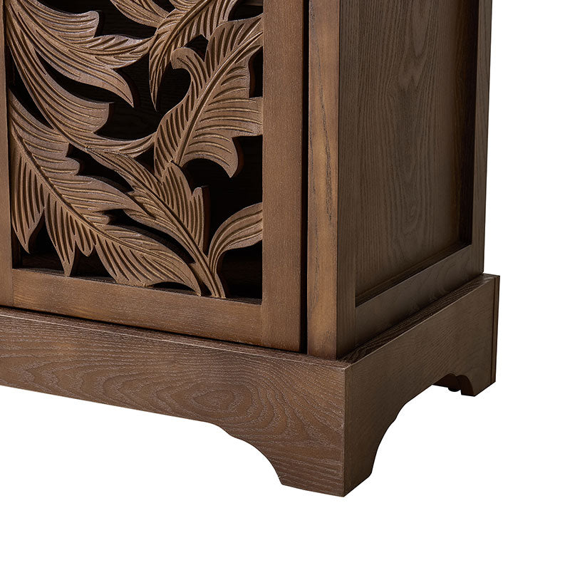 Jordan 63″ Wide 4-Door Sideboard – Solid Wood Console Cabinet