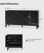 Kamu 60''  Sideboard : Stylish Shoe Storage Cabinet Entryway Solution