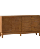 Kamu 60″ Wood Sideboard – Mid-Century Modern Storage Cabinet