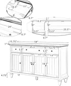 Raphael 58'' Wide 3 Drawer Sideboard