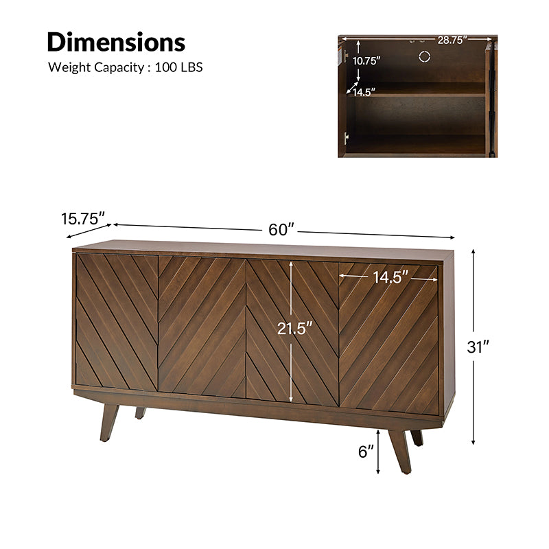 Jeremias 60" Wide Sideboard