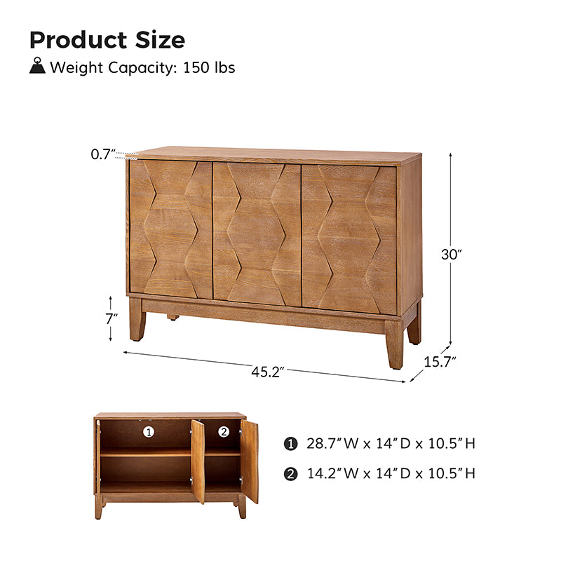 Kamu 45 Wide Sideboard Hulala Home