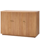 Mack Modern Fluted Solid Wood Sideboard with Elegant Storage Solution