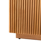 Mack Modern Fluted Solid Wood Sideboard with Elegant Storage Solution