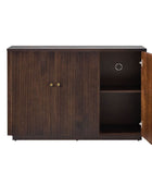 Mack Modern Fluted Solid Wood Sideboard with Elegant Storage Solution
