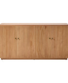 Mack Modern Fluted Solid Wood Sideboard with Elegant Storage Solution