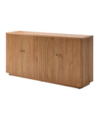 Mack Modern Fluted Solid Wood Sideboard with Elegant Storage Solution