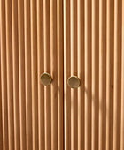 Mack Modern Fluted Solid Wood Sideboard with Elegant Storage Solution