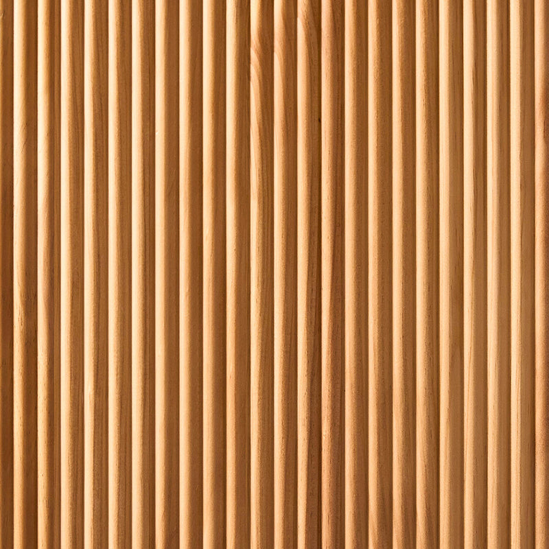 Mack Modern Fluted Solid Wood Sideboard with Elegant Storage Solution