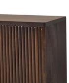 Mack Modern Fluted Solid Wood Sideboard with Elegant Storage Solution