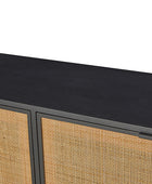 Otmar 63'' Wide Natural Rattan Mesh Multi-Purpose Sideboard