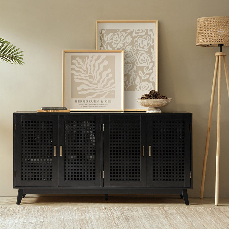 Dan 58" Wide Modern Sideboard with Eclectic Elements