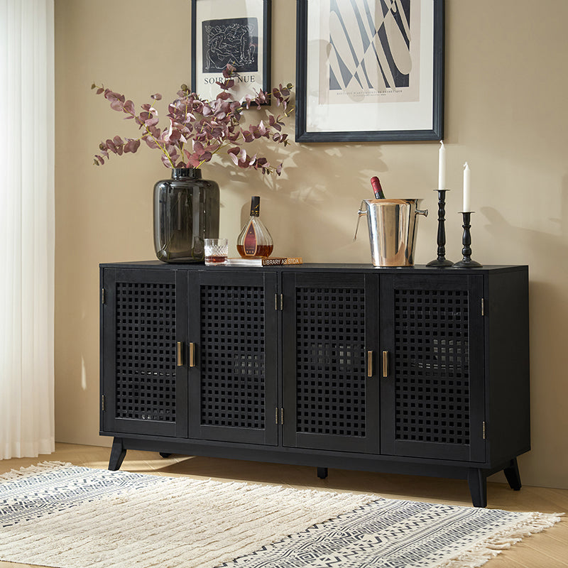 Dan 58" Wide Modern Sideboard with Eclectic Elements