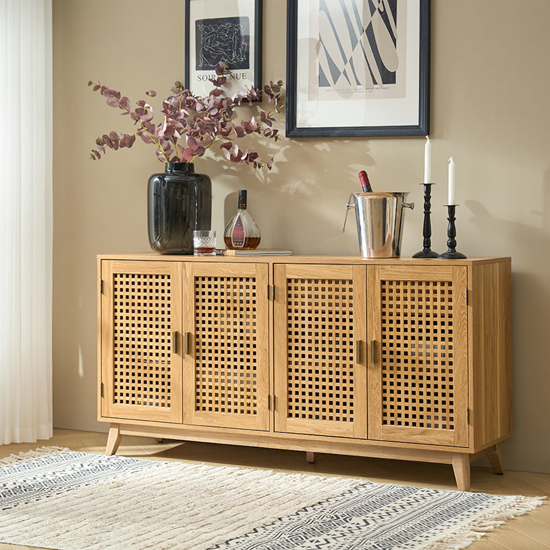 Dan 58" Wide Modern Sideboard with Eclectic Elements