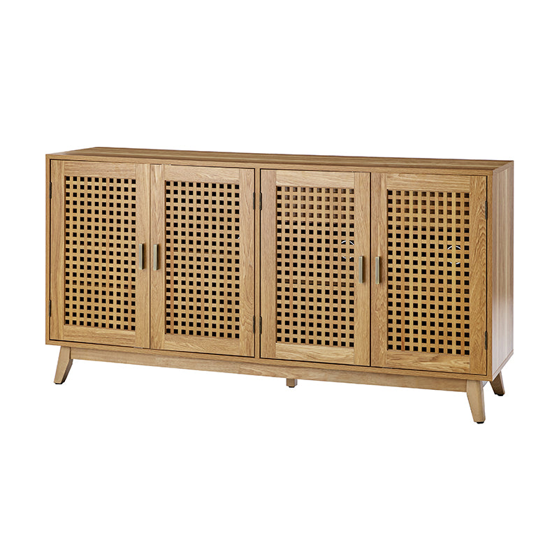 Dan 58" Wide Modern Sideboard with Eclectic Elements