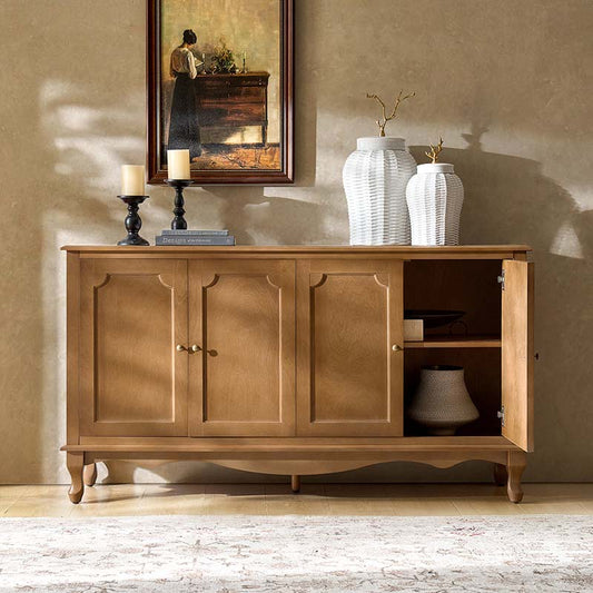 4-Door Vintage Sideboard with Storage & Media