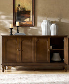 4-Door Vintage Sideboard with Storage & Media