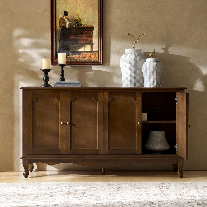 4-Door Vintage Sideboard with Storage & Media