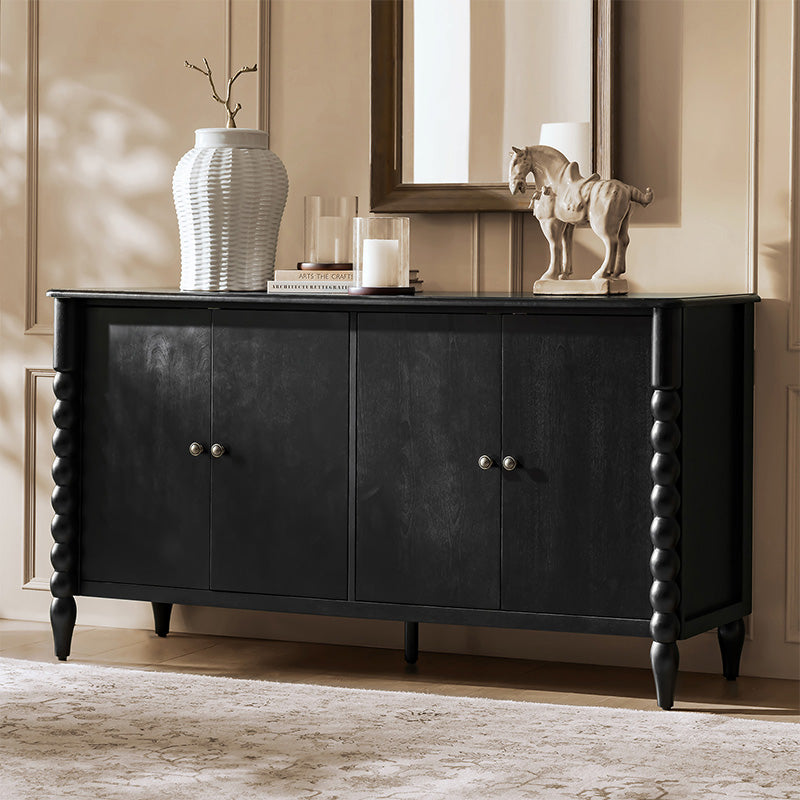 Daan 63" Wide 4-Door Sideboard Cabinet with Adjustable Shelves
