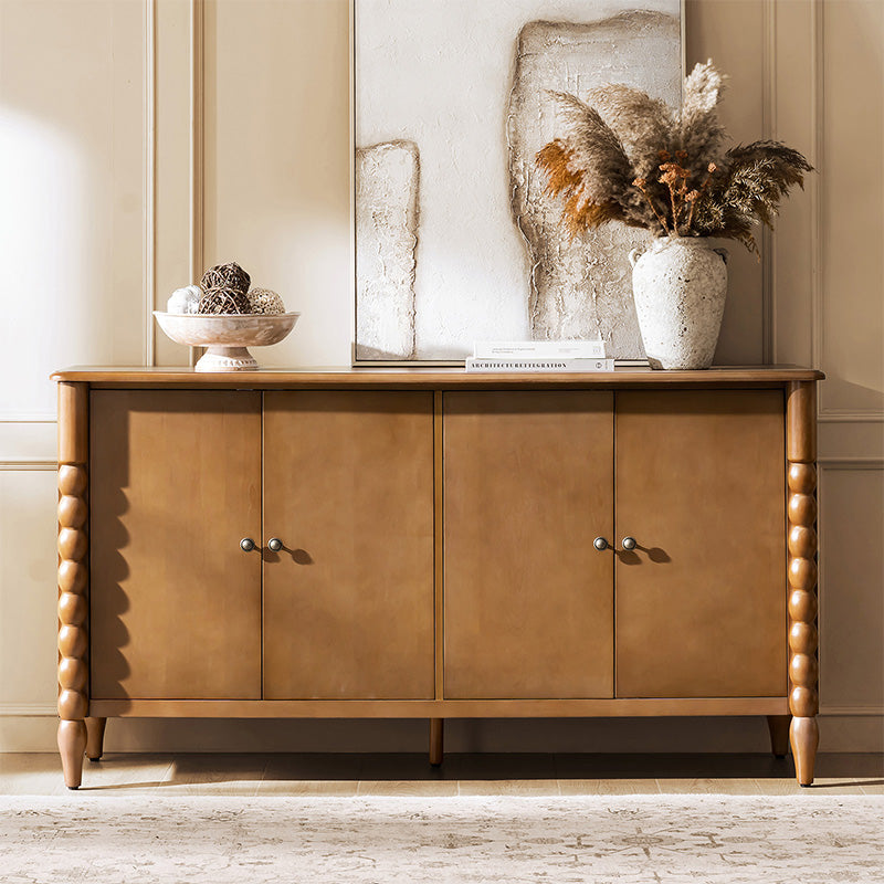 Daan 63" Wide 4-Door Sideboard Cabinet with Adjustable Shelves