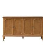 Jane Wood Veneer Sideboard with Adjustable Shelves, Available in 2-Door or 4-Door Options