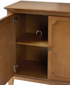 Jane Wood Veneer Sideboard with Adjustable Shelves, Available in 2-Door or 4-Door Options