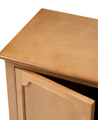 Jane Wood Veneer Sideboard with Adjustable Shelves, Available in 2-Door or 4-Door Options