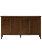 Jane Wood Veneer Sideboard with Adjustable Shelves, Available in 2-Door or 4-Door Options