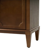 Jane Wood Veneer Sideboard with Adjustable Shelves, Available in 2-Door or 4-Door Options
