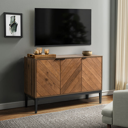 Eugen 47" Wide Sideboard – Compact Modern Storage Cabinet for Living Room, Dining or Entryway