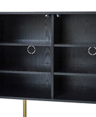 Jakob 3-Door Modern Sideboard with Adjustable Shelves