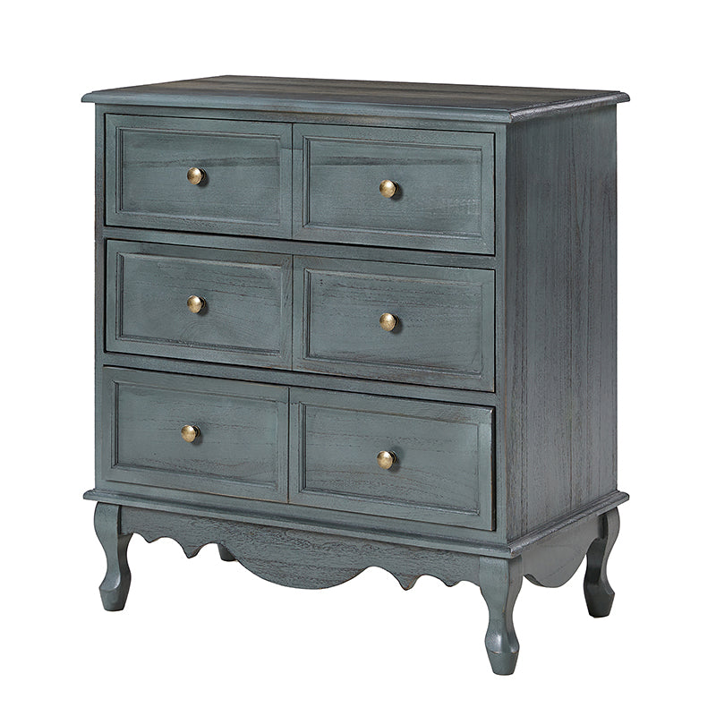 Galatea 30'' Tall 3 - Drawer Nightstand With Charging Station