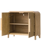 Vittorio Modern Accent Cabinet – Solid Wood Storage Console