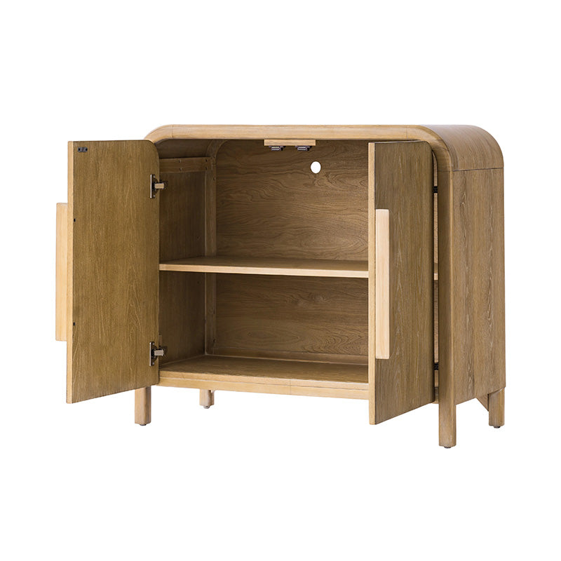 Vittorio Modern Accent Cabinet – Solid Wood Storage Console