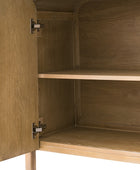 Vittorio Modern Accent Cabinet – Solid Wood Storage Console