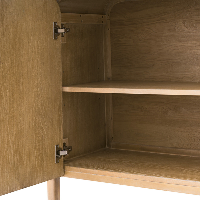 Vittorio Modern Accent Cabinet – Solid Wood Storage Console