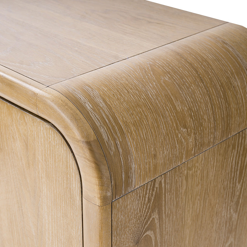 Vittorio Modern Accent Cabinet – Solid Wood Storage Console