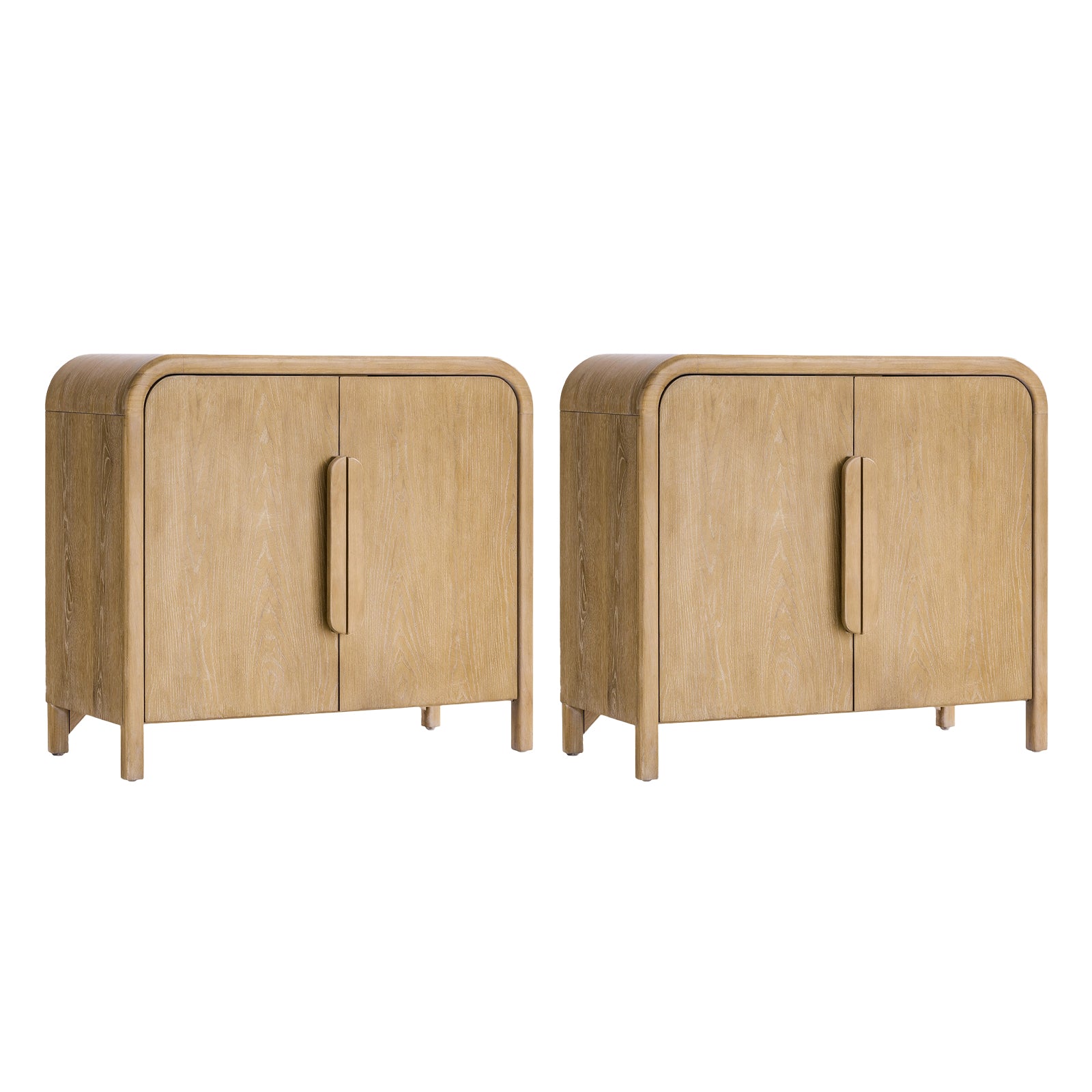 Vittorio Modern Accent Cabinet – Solid Wood Storage Console