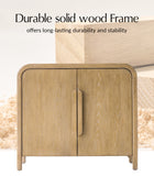 Vittorio Modern Accent Cabinet – Solid Wood Storage Console