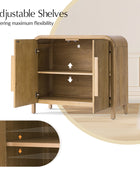 Vittorio Modern Accent Cabinet – Solid Wood Storage Console