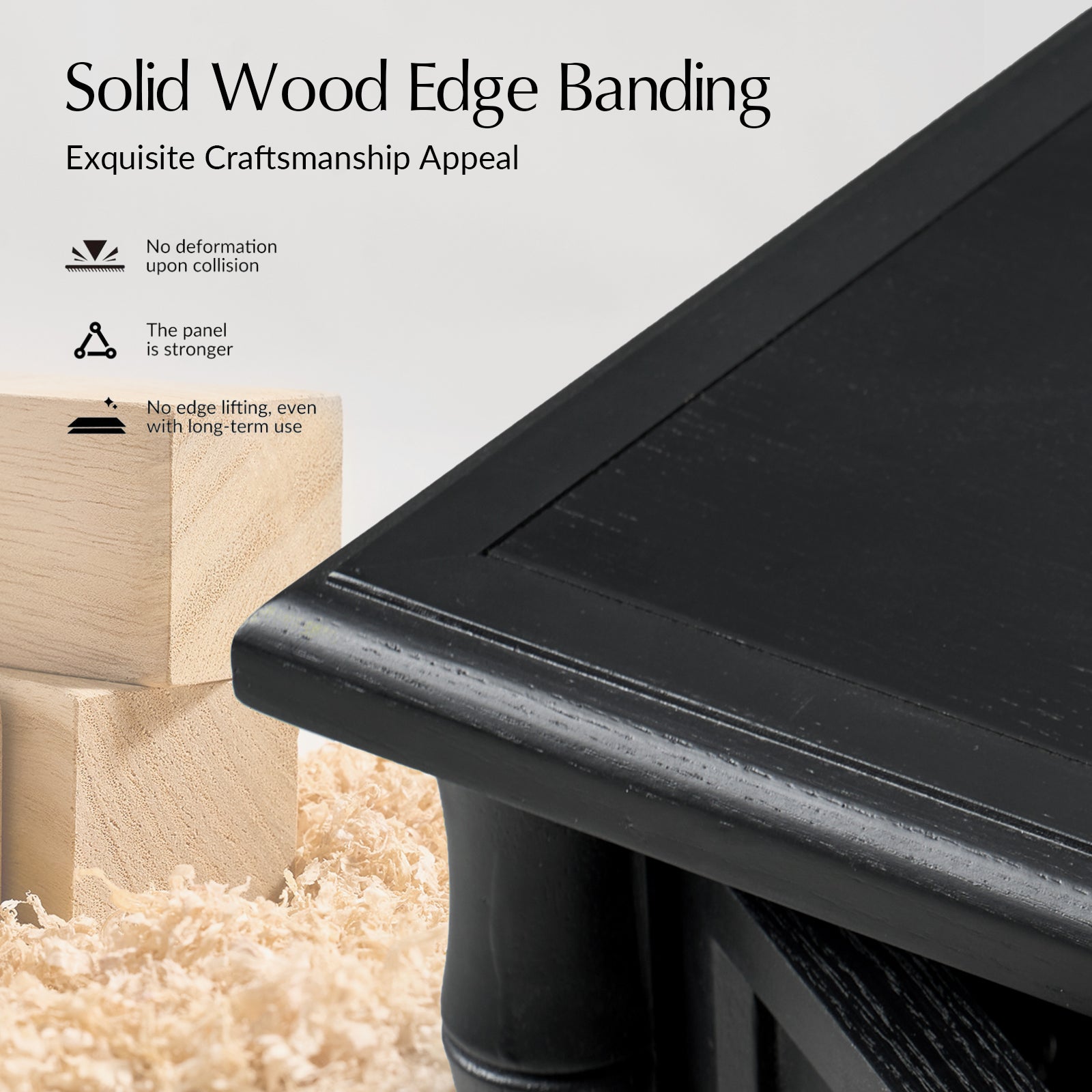 Deb 32" Wood Veneer Accent Cabinet with Adjustable Shelves, Modern Transitional Style