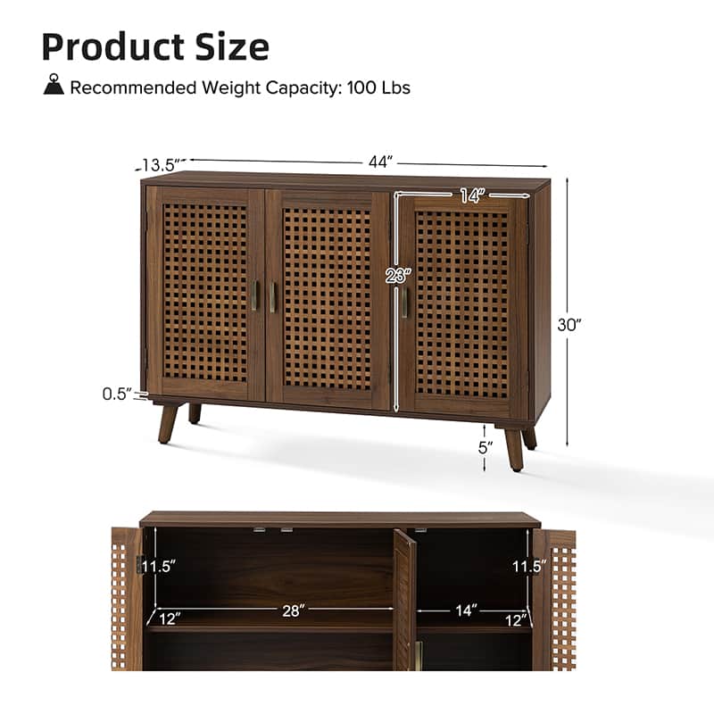 Walburg teller 3 door accent cabinet online
