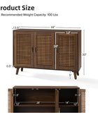 Dan 3-Door Accent Entryway Cabinet