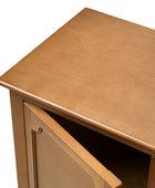 Jane Wood Veneer Sideboard with Adjustable Shelves, Available in 2-Door or 4-Door Options