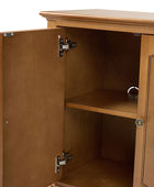 Jane Wood Veneer Sideboard with Adjustable Shelves, Available in 2-Door or 4-Door Options